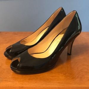 Cole Haan Black patent leather pumps
